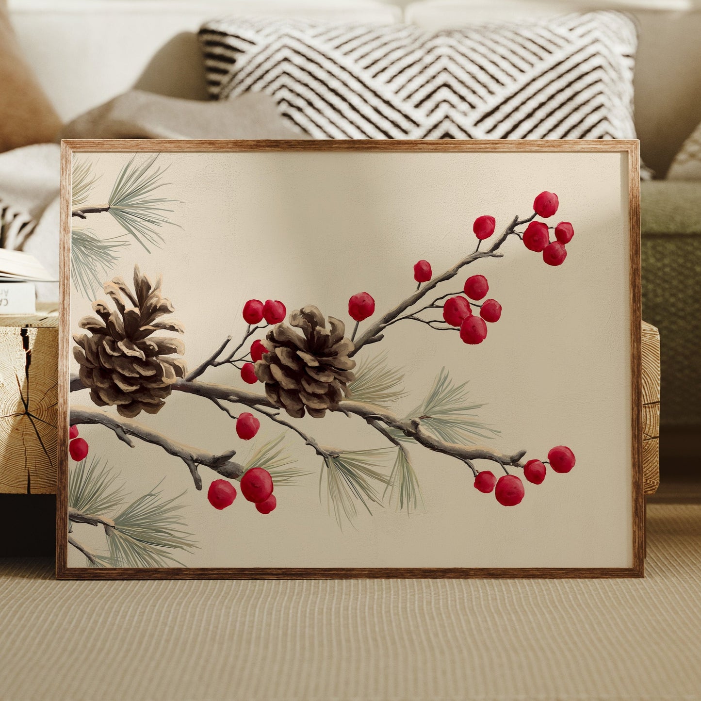 Winter Berries Paint December's Story