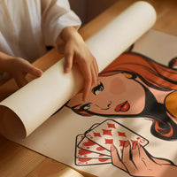 High Stakes Honey - Vintage Pin-Up Cowgirl