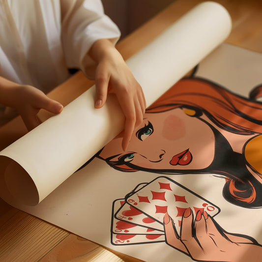 High Stakes Honey - Vintage Pin-Up Cowgirl