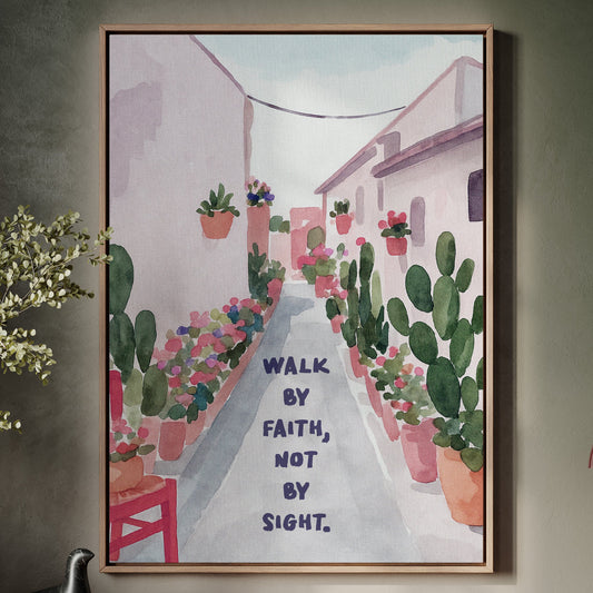 Faith Walk Through the Flowered Alley