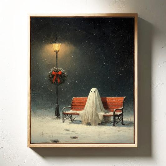 Silent Vigil Under Winter's Gaze