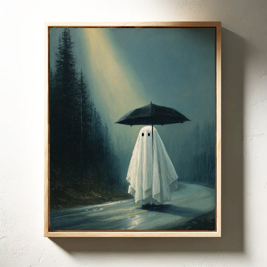 Beneath The Umbrella's Embrace