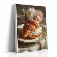 Croissant and Roses