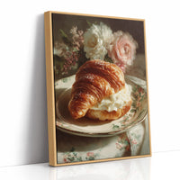 Croissant and Roses