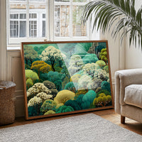 Forest Waves Dance In Emerald Light