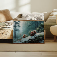 Winter Pinecones Paint Moonlit Stories