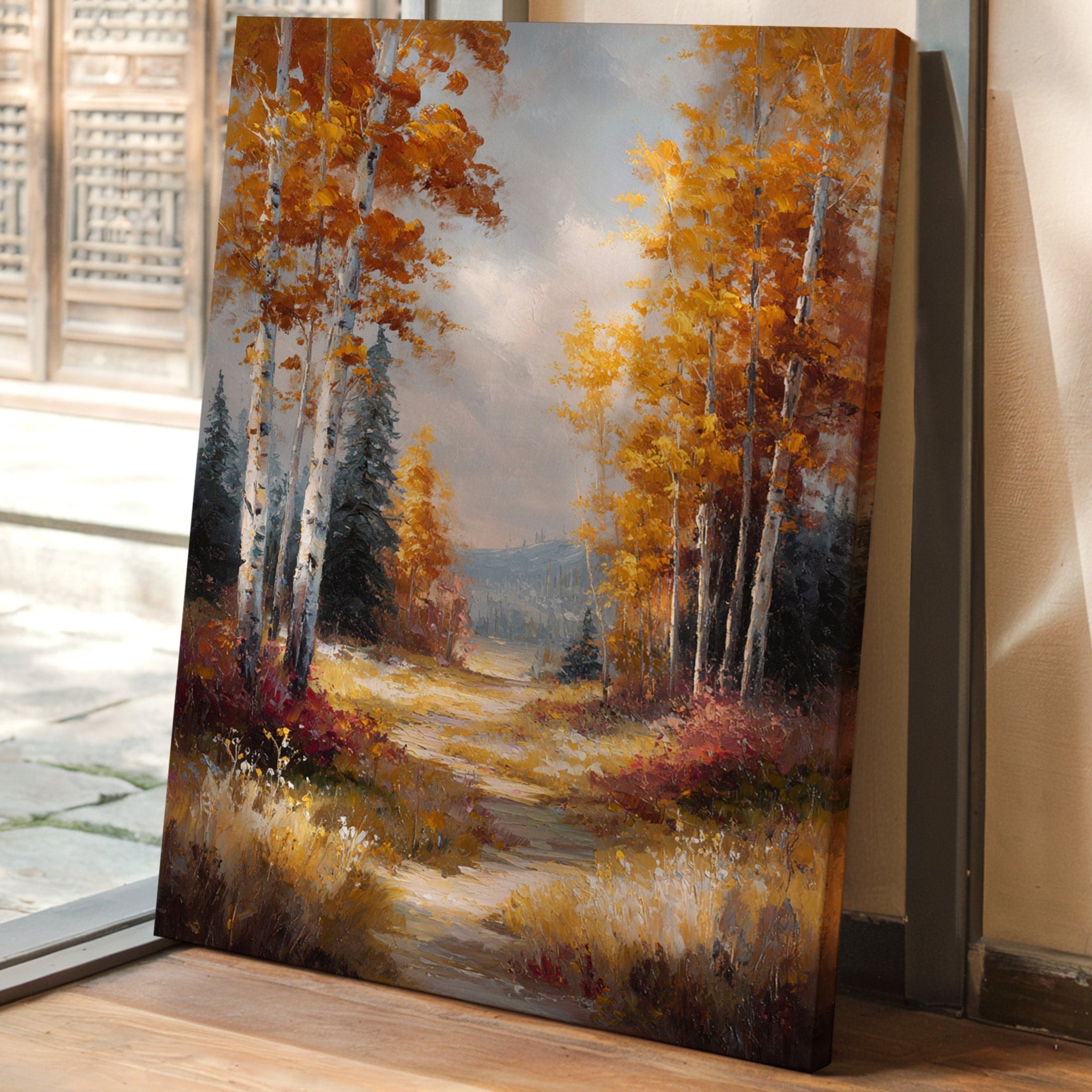 Path Through Golden Leaves