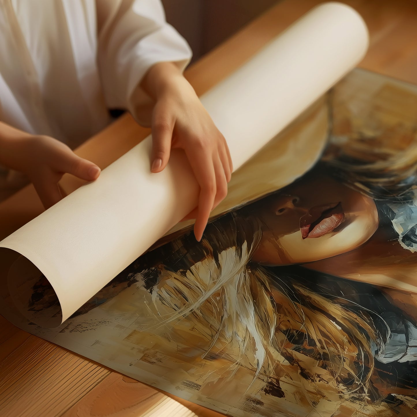 Golden Hour Cowgirl - Western Romance Portrait