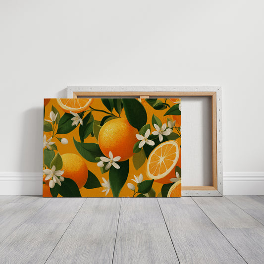 Citrus Blossoms Dance In Sunlight