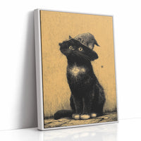 The Enchanted Feline Stares Back