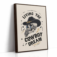 Skeleton Cowboys Toast Better Days