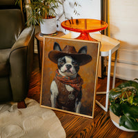 Boston Terrier Cowboy Deputy