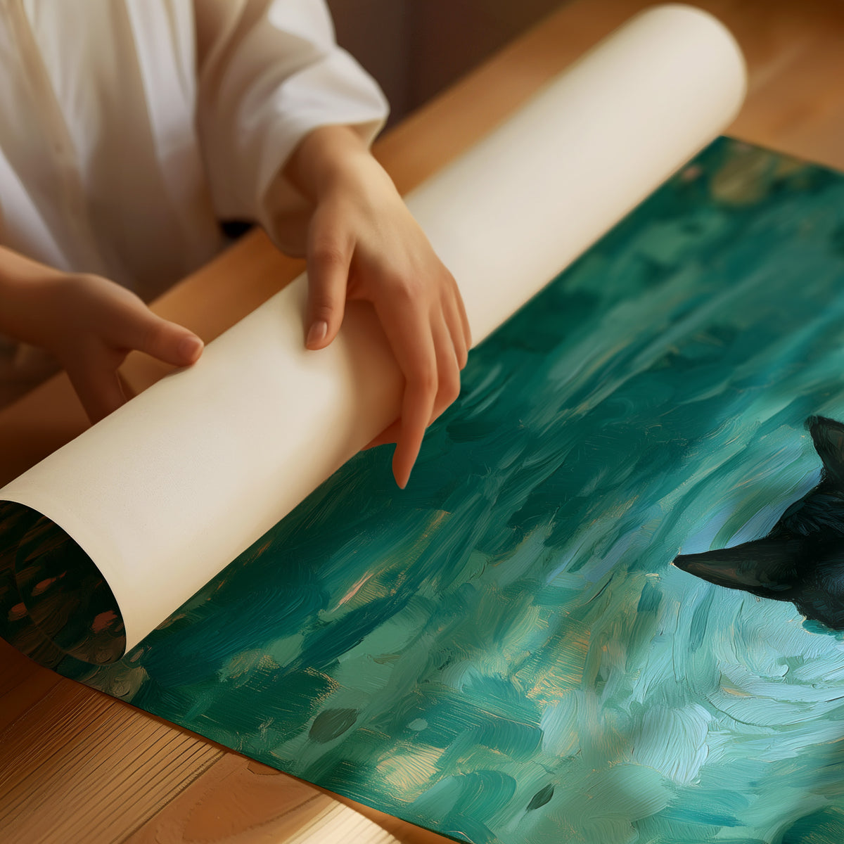 Something Fluffy This Way Swims