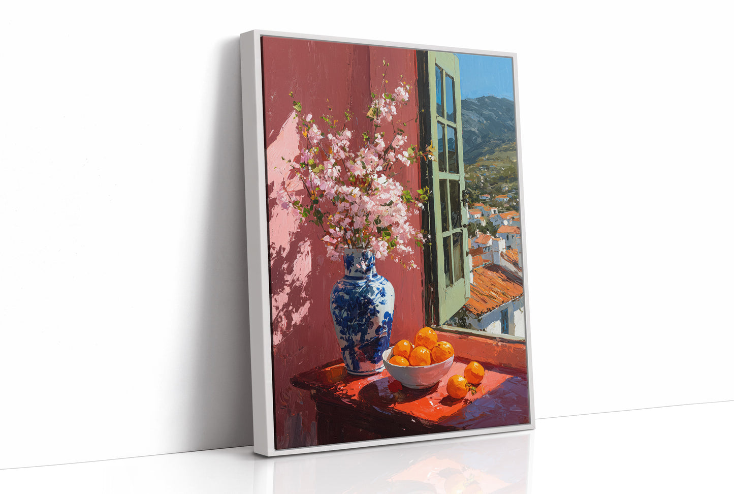 Oranges at the Red Window
