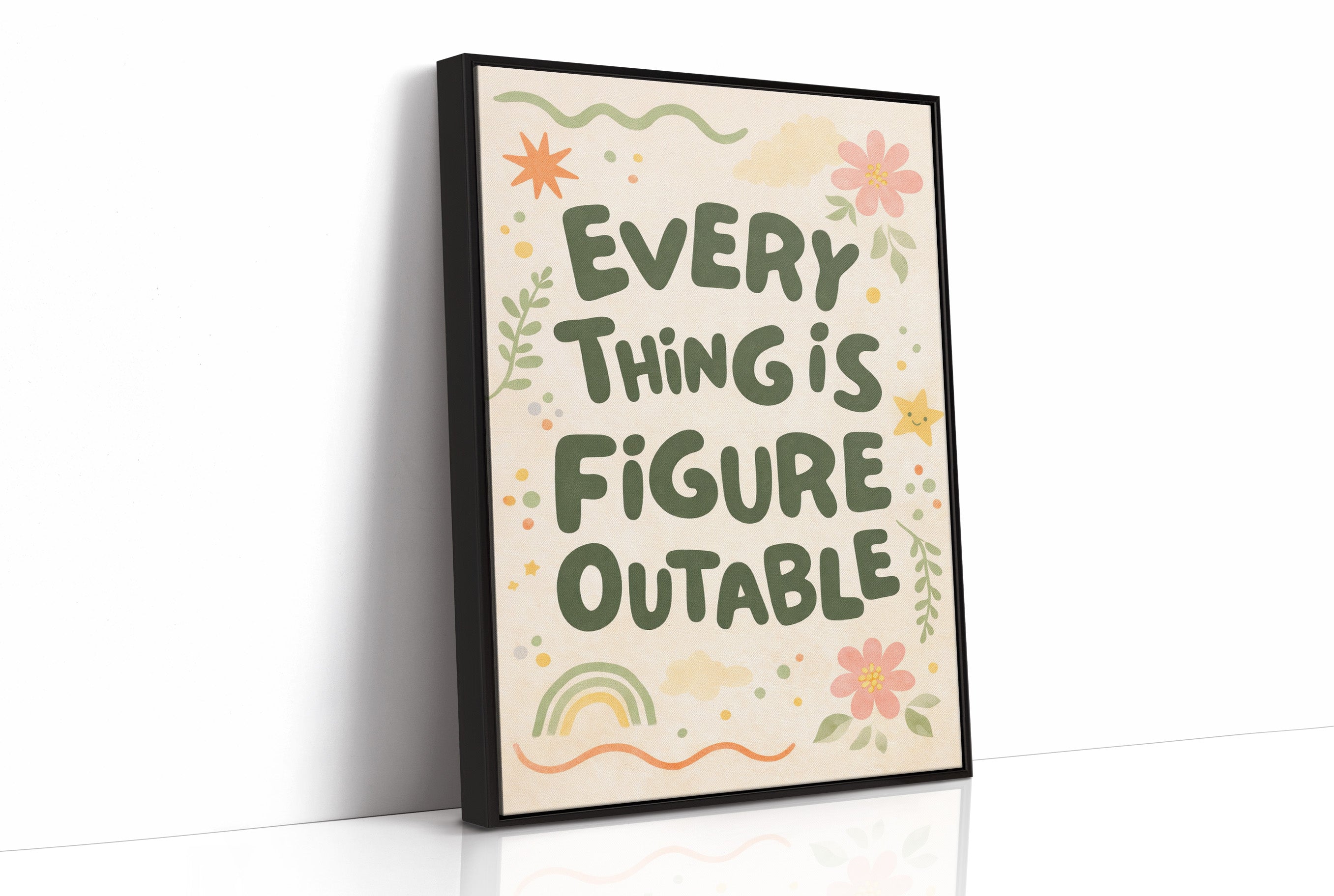 Everything Is Figure Outable in Botanical Embrace