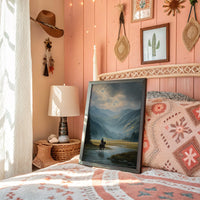 Crossing Waters Under Mountain Light