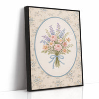 Pastoral Bouquet in Delicate Stitches