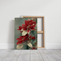 Poinsettia in Red and Cream