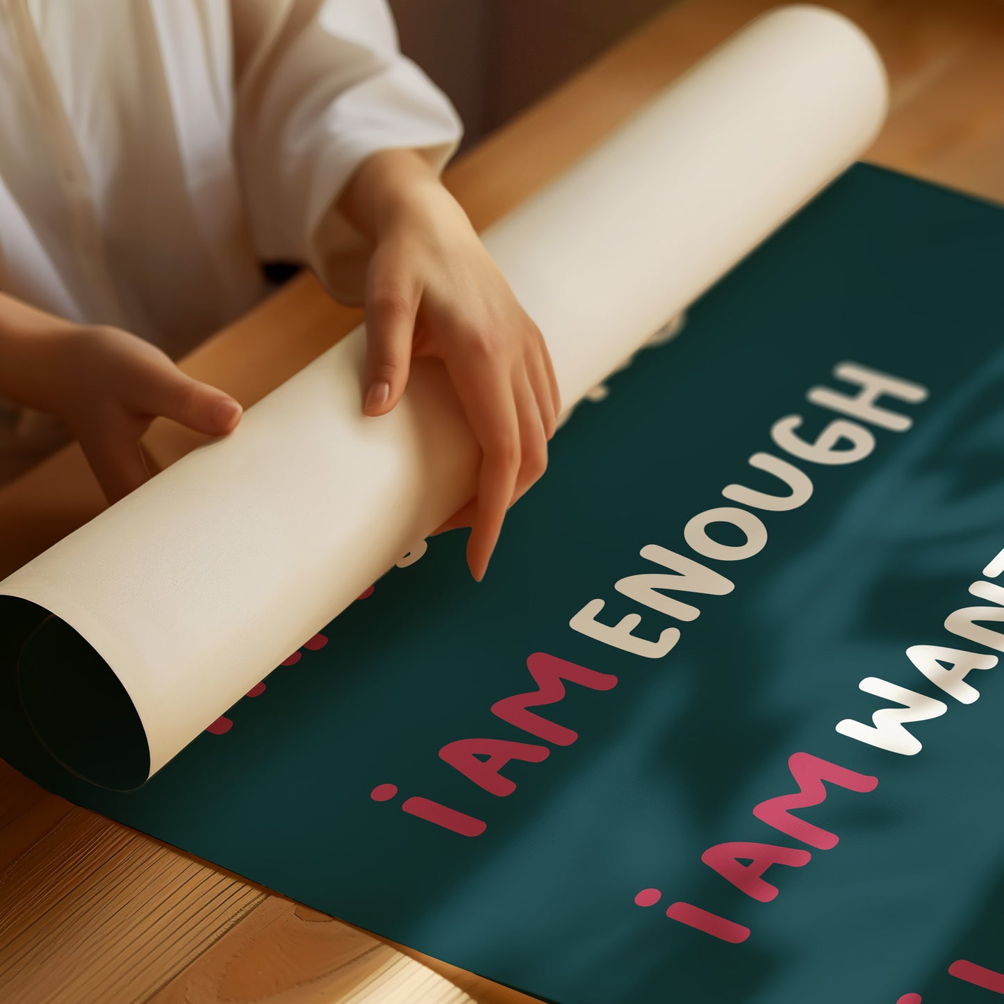 Six Ways to Say I Am (Teal)