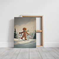 Gingerbread Skier Finds Fresh Powder