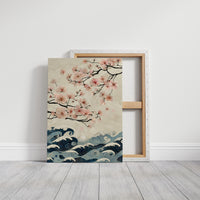 Ocean Waves Meet Cherry Blossoms