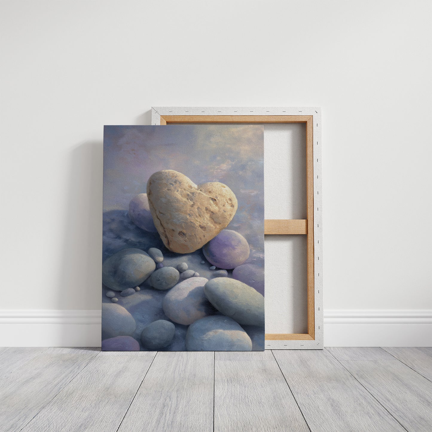 Stone Hearts Rest In Morning Light