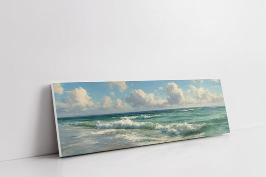 Emerald Waves Beneath Summer Skies