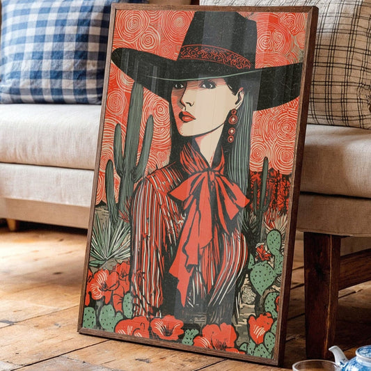 Scarlet Ribbons Dance Through Cactus Gardens