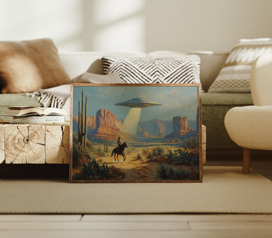 Cosmic Cowboys Meet Desert Light