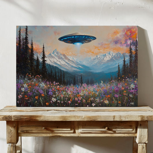 Cosmic Visitors Above Alpine Meadows