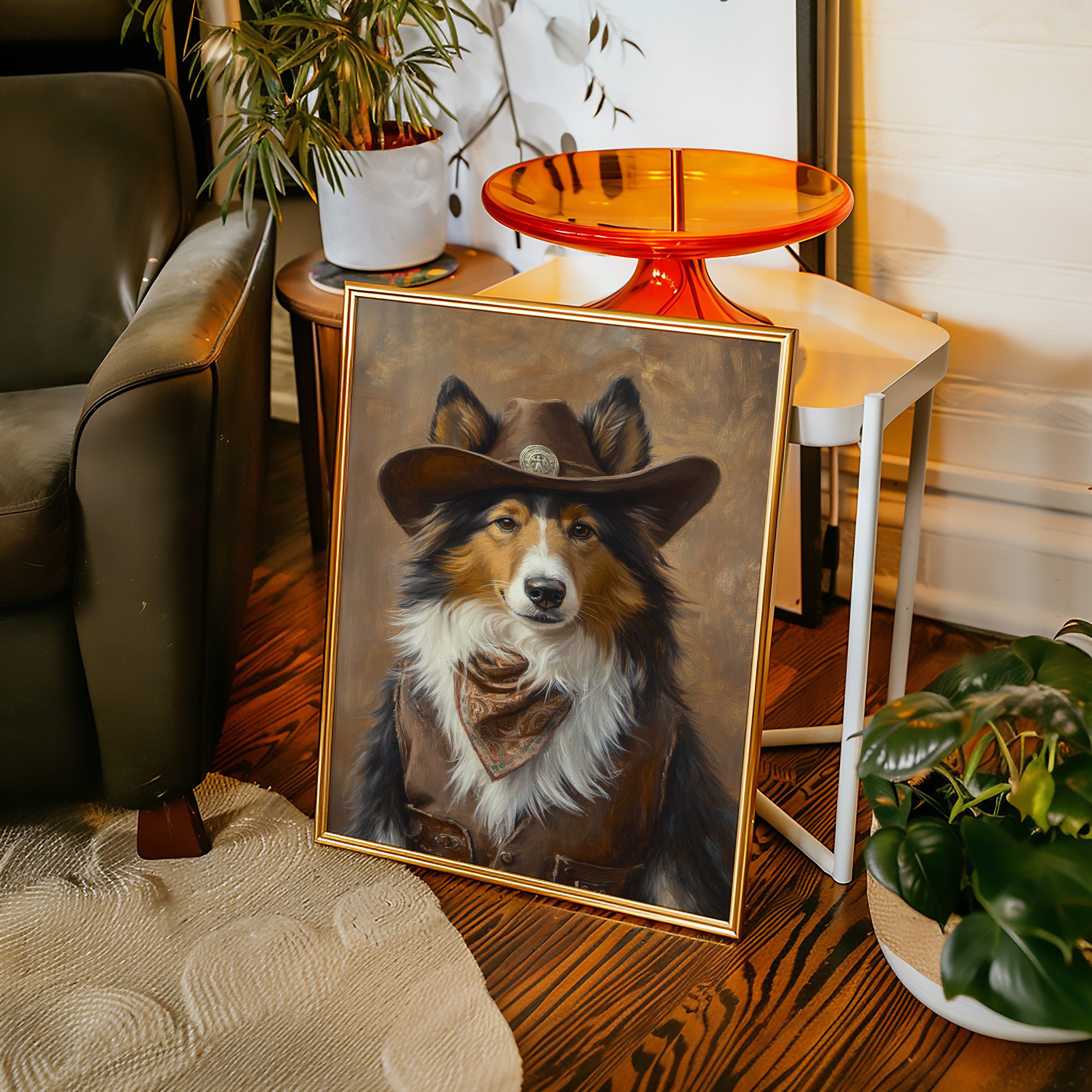 Rough Collie Sheriff of the High Plains