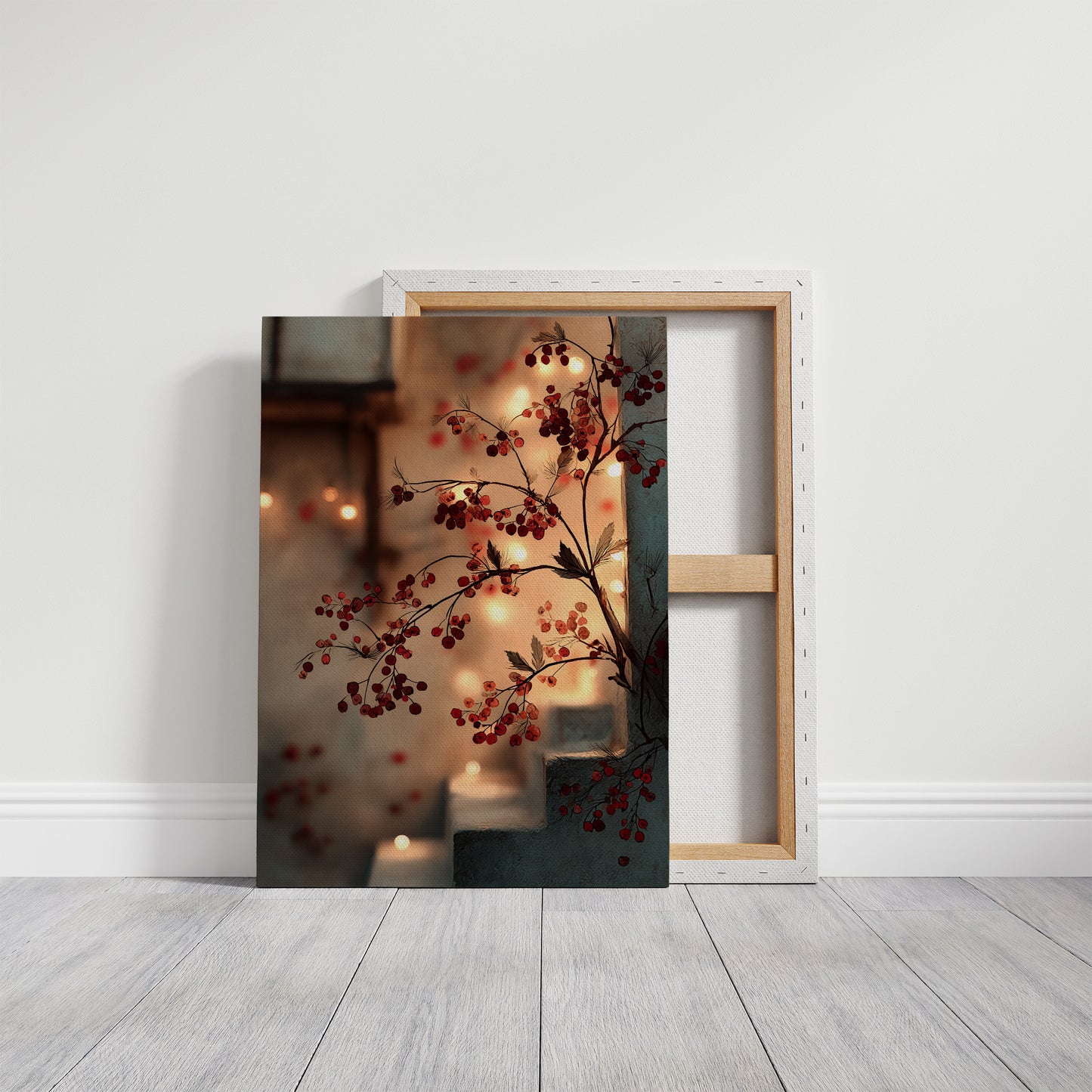 Winter Berries, Firelight Glow