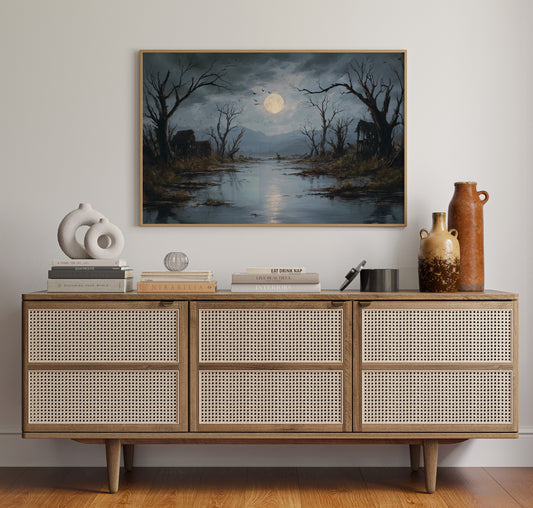 Moonlit Reflections on Forgotten Lands