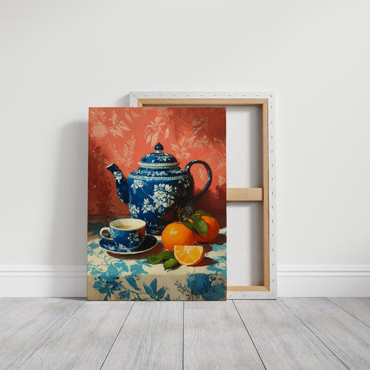 Blue China and Clementines