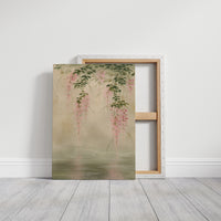 Cherry Blossoms Kiss The Water