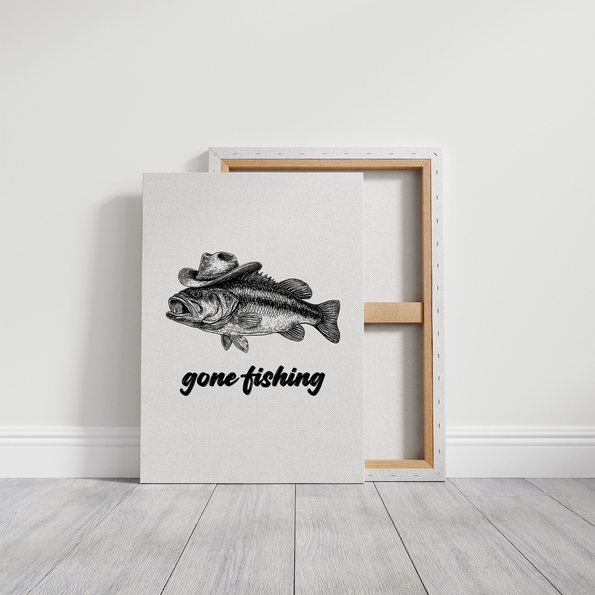 Gone Fishing Cowboy Bass
