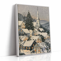 Impasto Village at Dusk