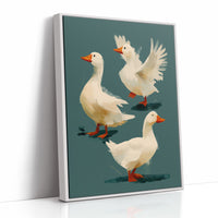 A Gaggle in Motion
