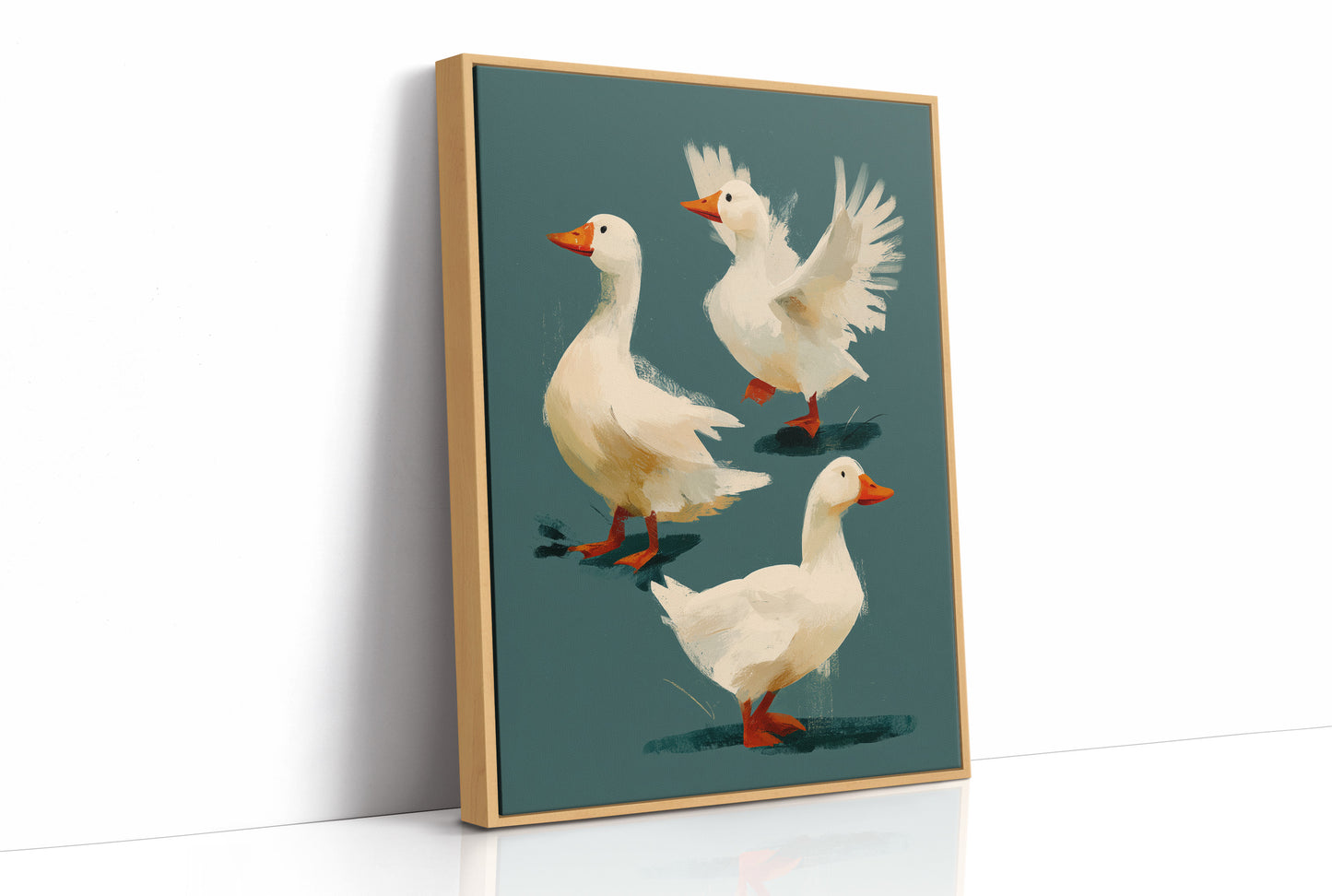 A Gaggle in Motion
