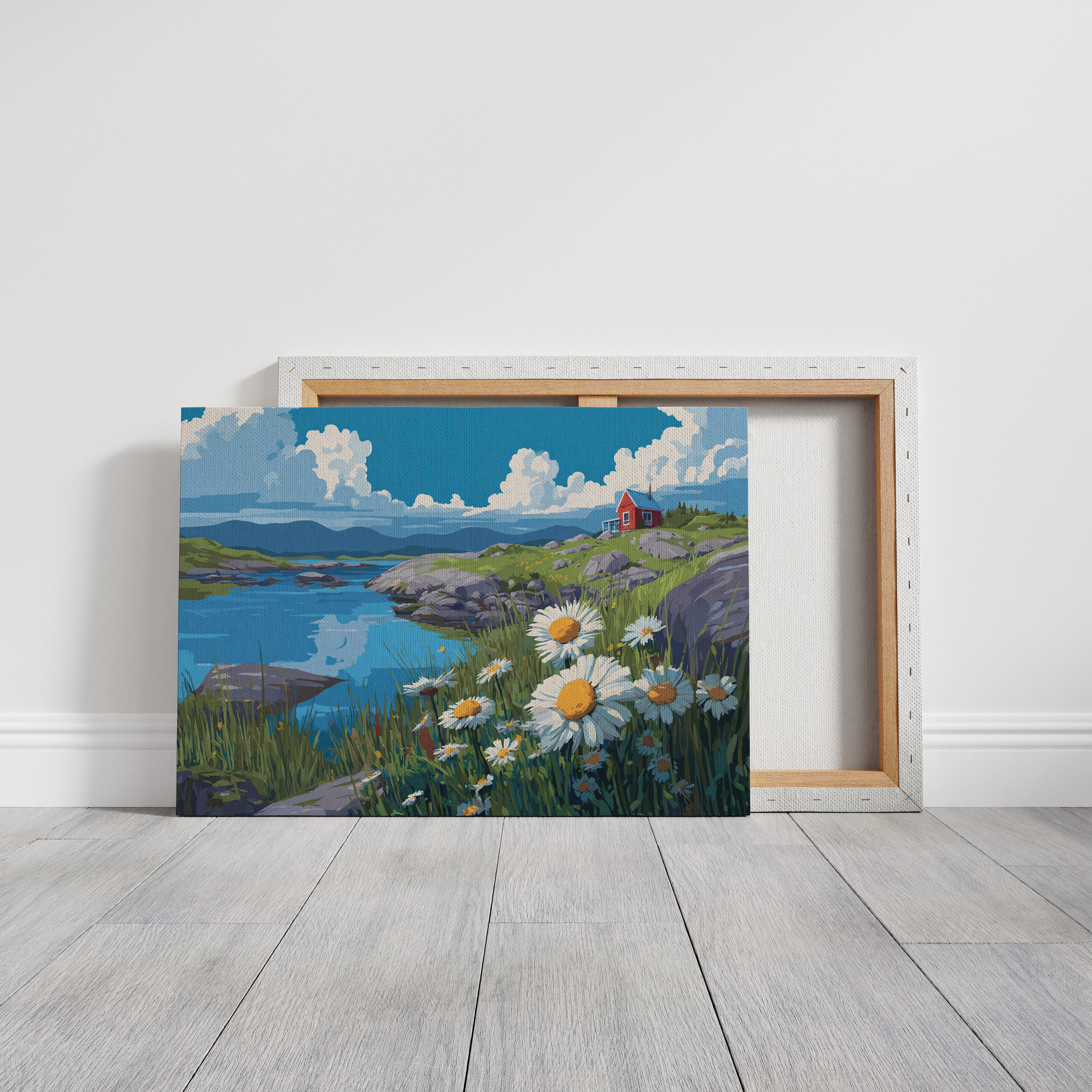 Daisies Dance Above Northern Waters