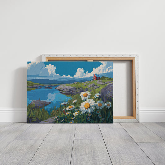 Daisies Dance Above Northern Waters
