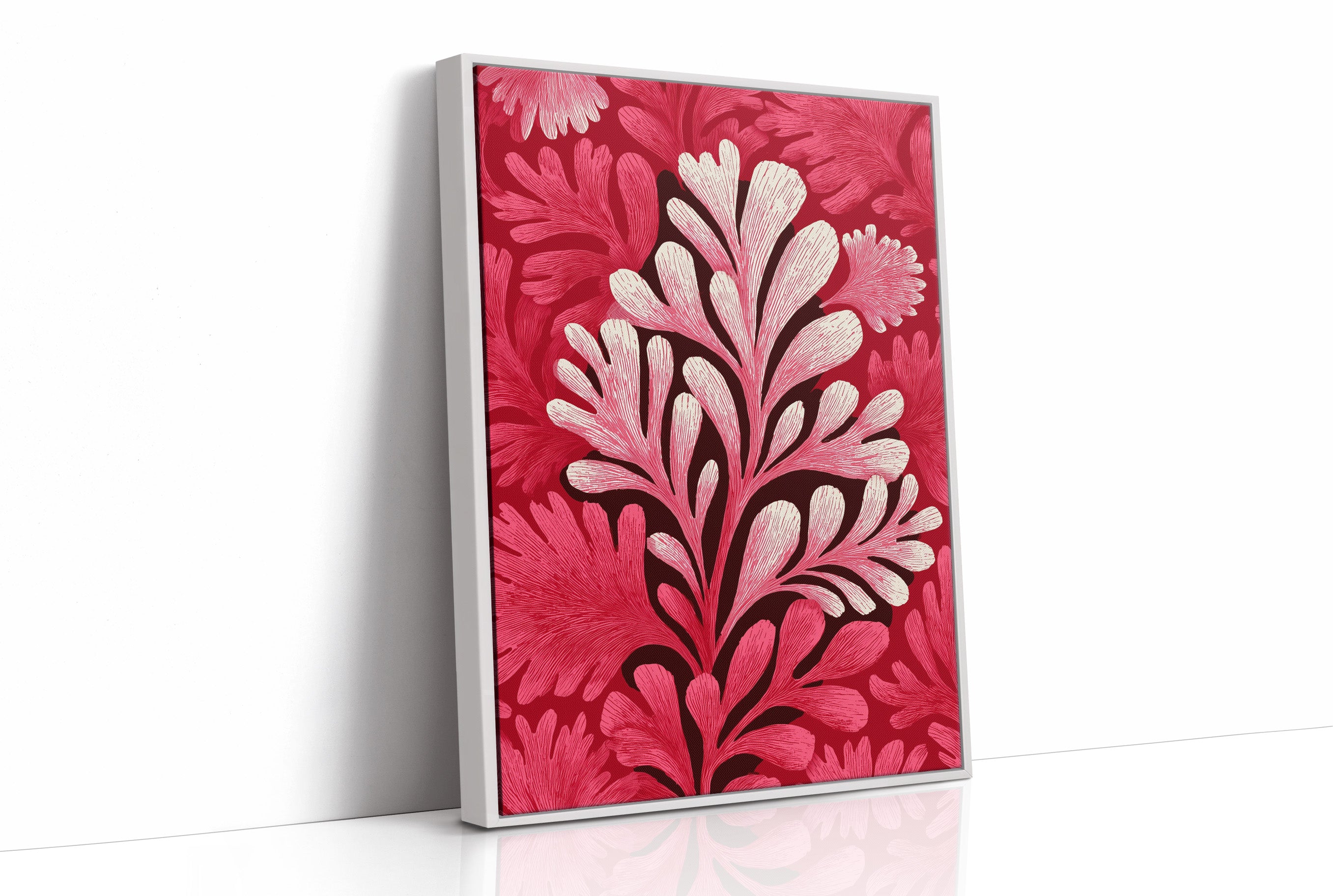 Crimson Fronds at Full Bloom