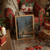 Winter Lights Dance Through Old Town