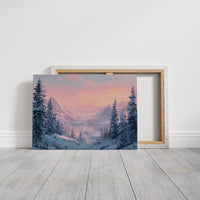 Snow Peaks Blush At Dawn