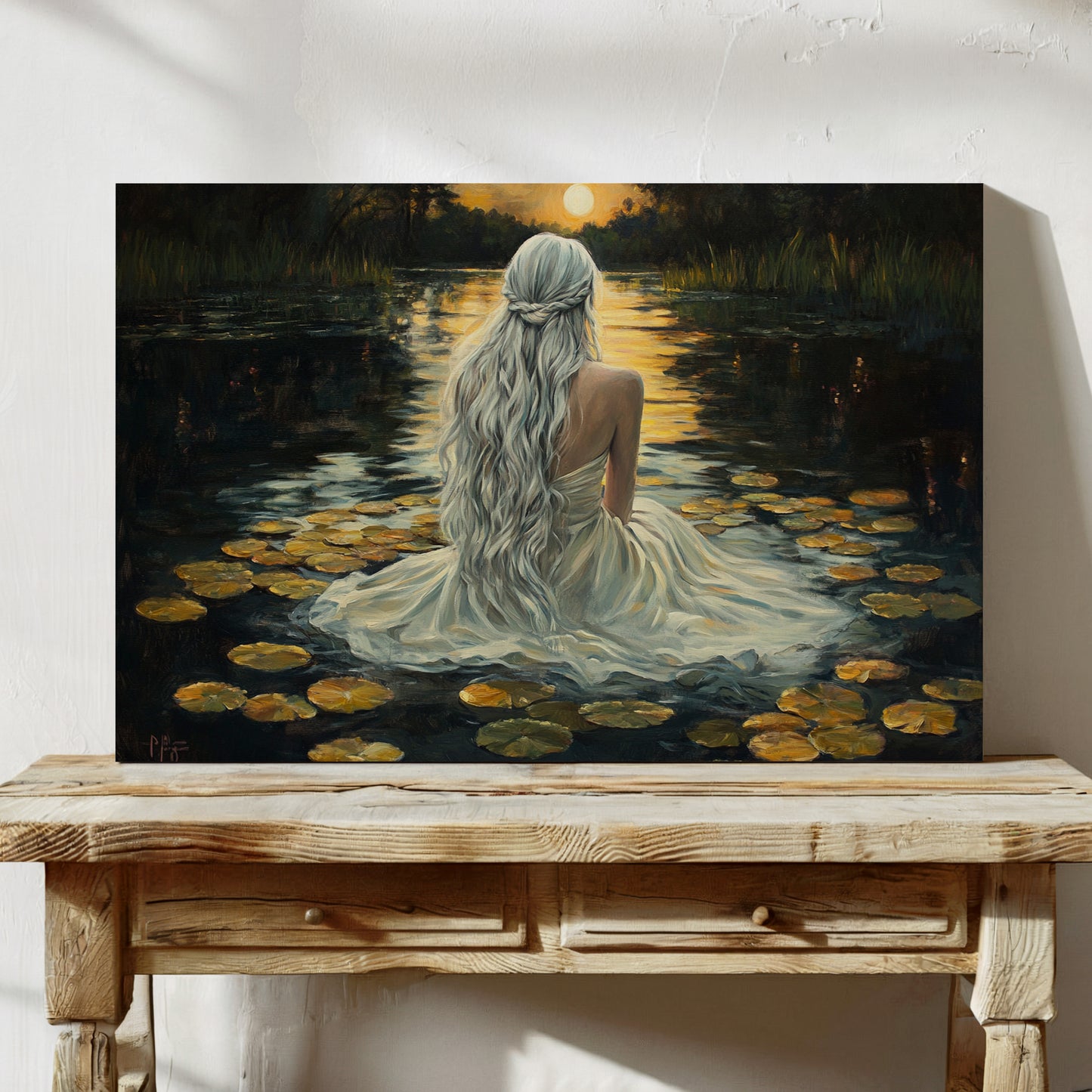 Moonlit Waters Dance With Gold