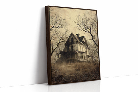 Forgotten Home Among Bare Branches