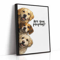 Bathroom Buddies: The Canine Surveillance Squad