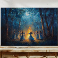 Moonlit Dance In Ancient Woods