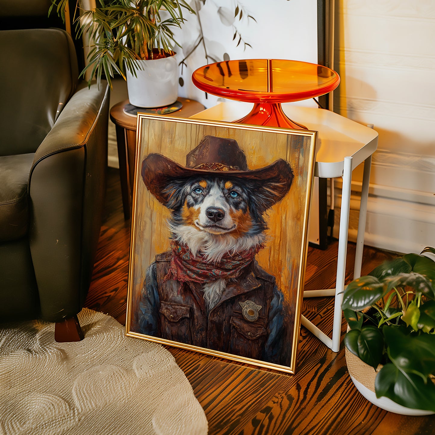 Australian Shepherd Cowboy Deputy
