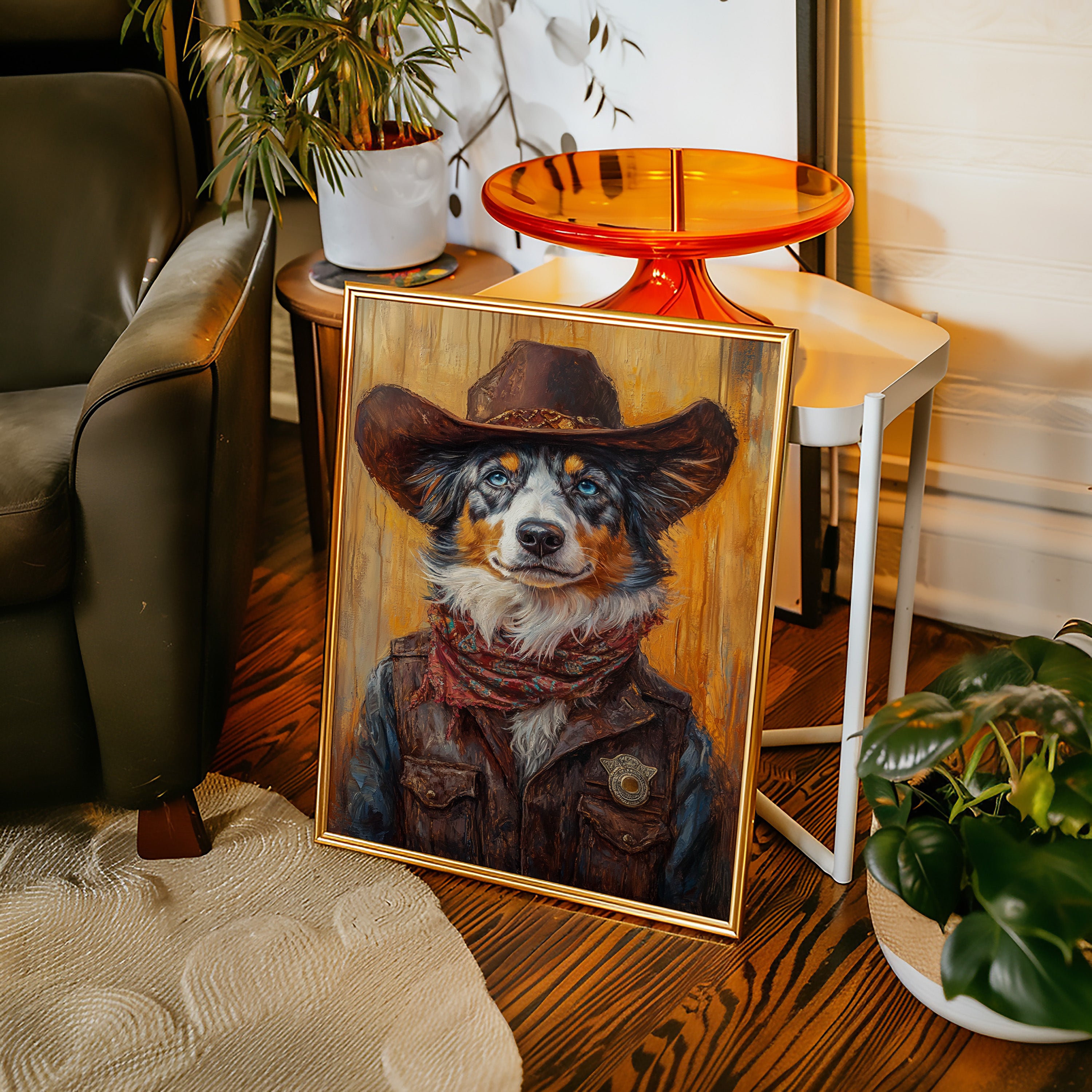 Australian Shepherd Cowboy Deputy